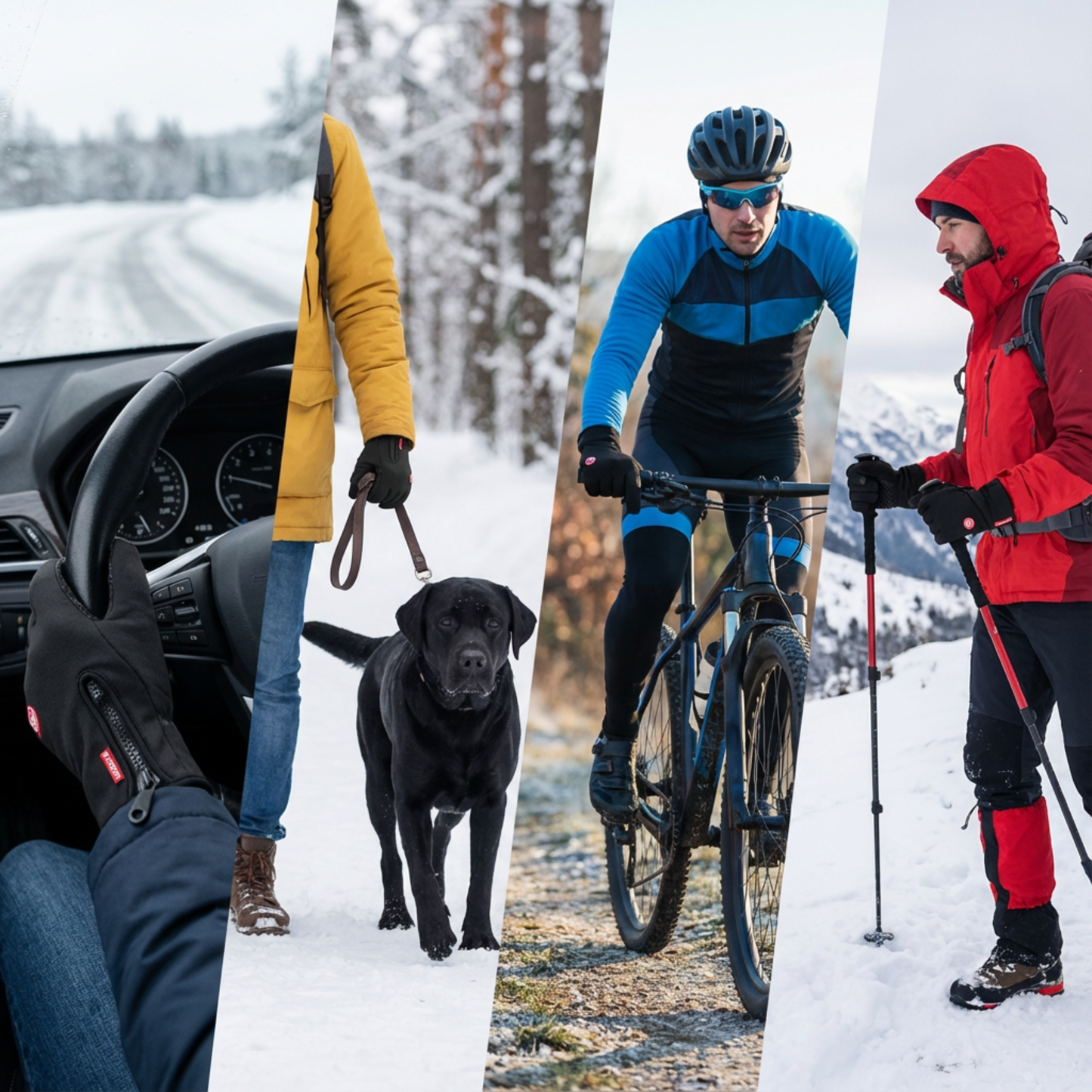 Aura - Gants Chauds, Imperméables & Tactiles