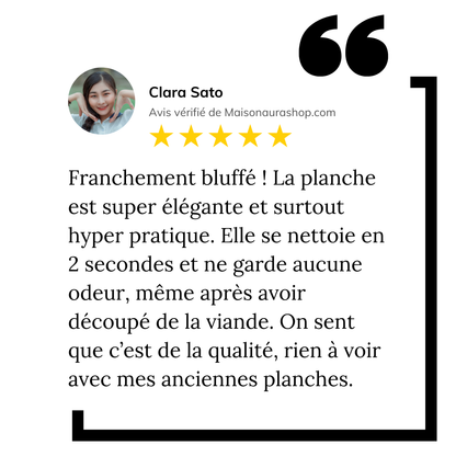 Planche à Découper en Titane Japonais