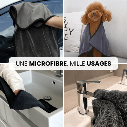 Lustra™ Serviette Microfibre Haute Absorption