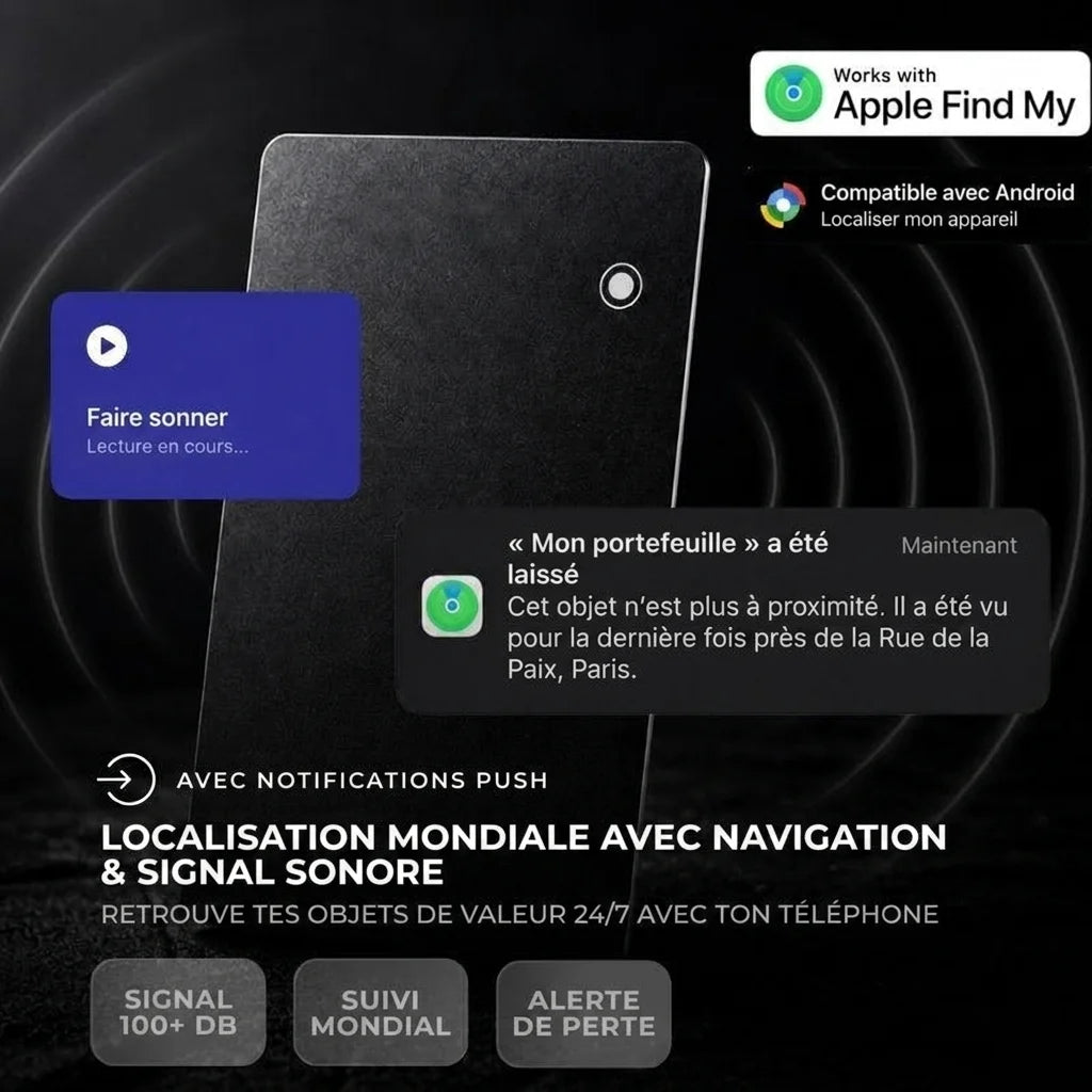 Carte Traceur 3.0 — Apple & Android