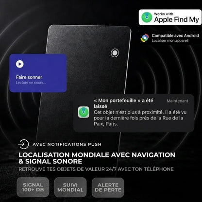 Carte Traceur 3.0 — Apple & Android