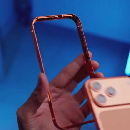 Coque métallique iPhone avec protection de caméra